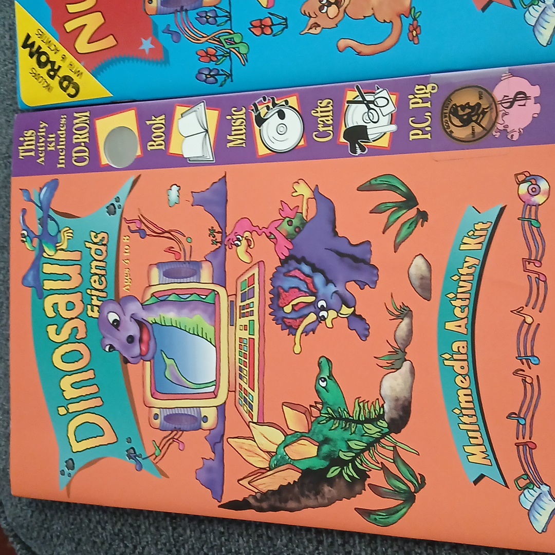 5 Total Cd Rom Educational Books For Ages 4-8
